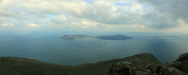 View of Eigg from the Rum Cuillin